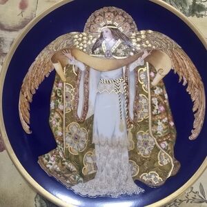 Decorative Plate with Angel Design